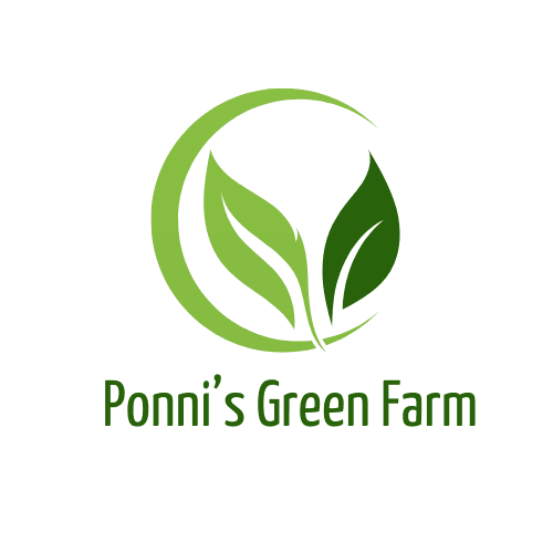 Ponni's Green Farm Logo